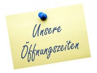 Neue &Ouml;ffnungszeiten