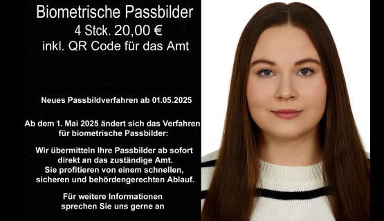 Biometrische Passbilder