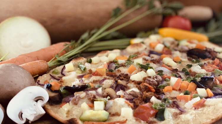 Flammenkuchen des Monats - Vegan