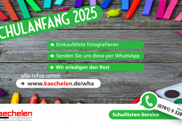 Schulstart ohne Stress &ndash; mit unserem Schullisten Service!