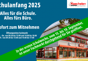 Schulstart ohne Stress &ndash; mit Kaechelen!