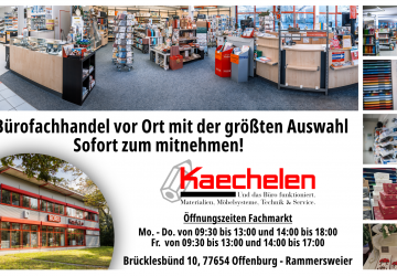 Ihr B&uuml;rofachhandel vor Ort mit der gr&ouml;&szlig;ten Auswahl - sofort zum mitnehmen!