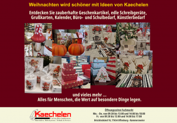 Weihnachten wird sch&ouml;ner mit Ideen von Kaechelen