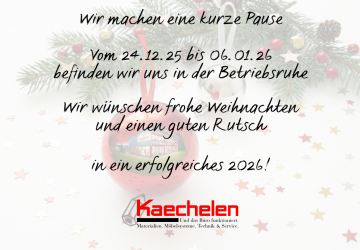 Frohe Weihnachten und einen guten Rutsch