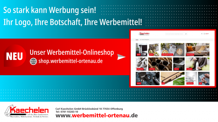 NEU - Unser Werbemittel-Onlineshop