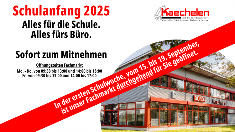Am 15. September ist Schulanfang