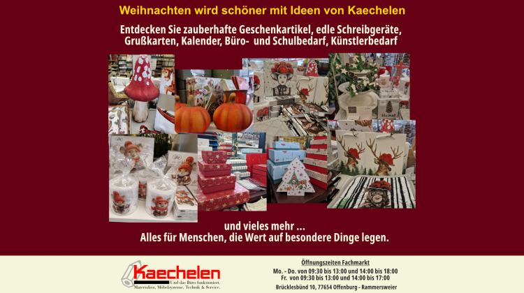 Weihnachten wird sch&ouml;ner mit Ideen von Kaechelen