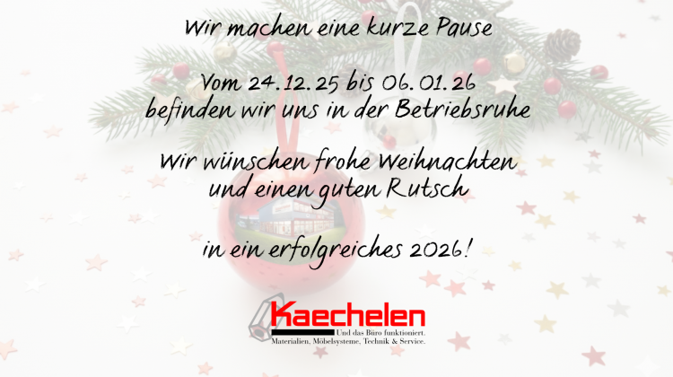 Frohe Weihnachten und einen guten Rutsch