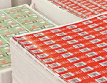 Pr&auml;zisionsdruck von Etiketten und Verpackung