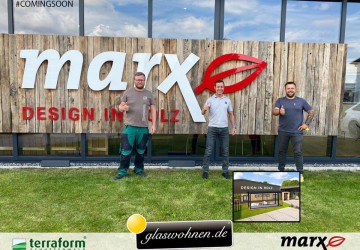Glaswohnen erweitert den Aussenbereich von marx GmbH 
