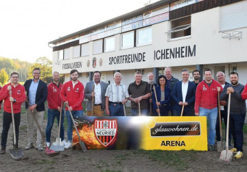 Spatenstich der Glaswohnen-Arena