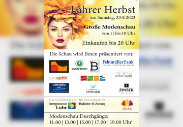 Lahrer Herbst - in der Lahrer Innenstadt