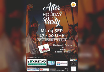 After Holiday Party auf dem Schlossplatz in Lahr