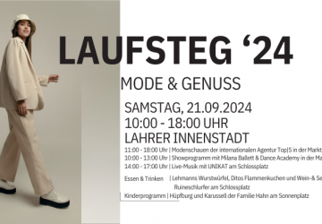Laufsteg&rsquo;24 &ndash; Mode & Genuss