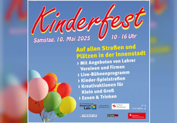 Kinderfest 2025: Ein Tag voller Spa&szlig; und Unterhaltung in Lahr
