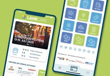 Die neue LahrCARD APP