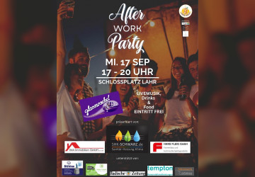 After Work Party auf dem Schlossplatz in Lahr