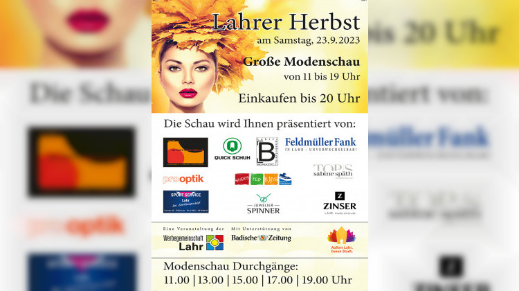 Lahrer Herbst - in der Lahrer Innenstadt