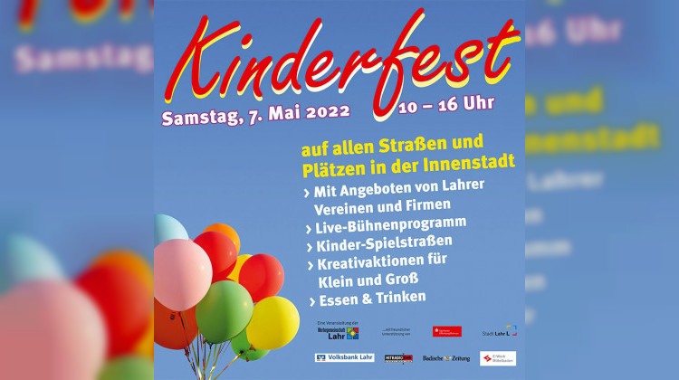 Kinderfest in der Lahrer Innenstadt