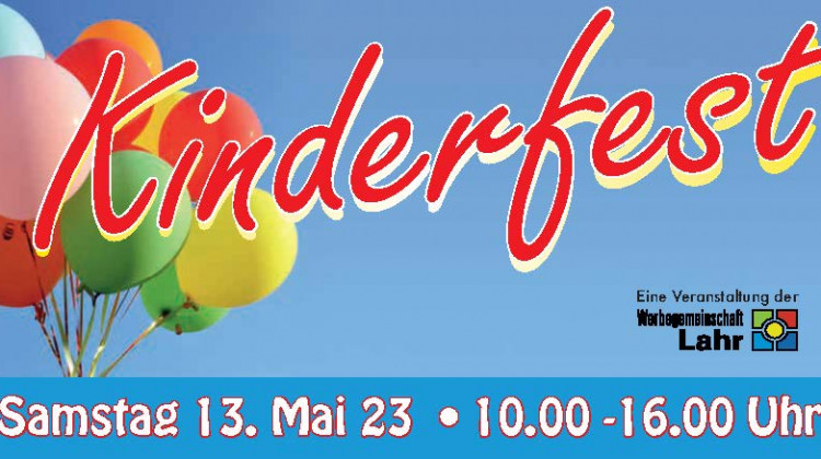 Kinderfest in der Lahrer Innenstadt