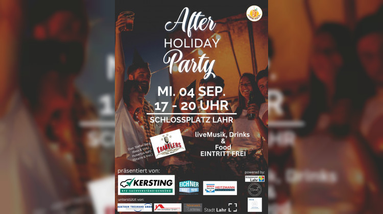 After Holiday Party auf dem Schlossplatz in Lahr