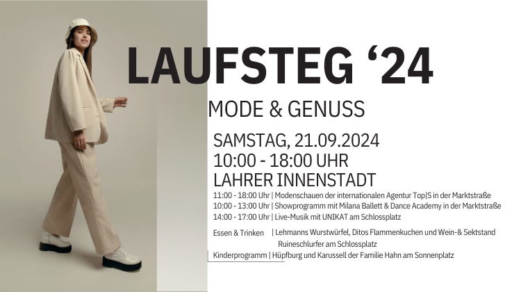 Laufsteg&rsquo;24 &ndash; Mode & Genuss