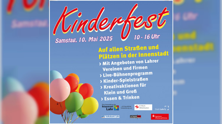 Kinderfest 2025: Ein Tag voller Spa&szlig; und Unterhaltung in Lahr
