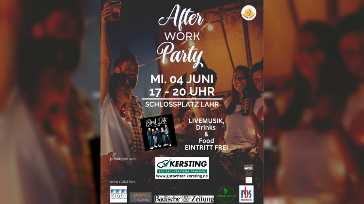 After-Work-Party in Lahr: Livemusik, Drinks und gute Laune auf dem Schlossplatz