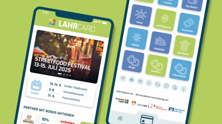 Die neue LahrCARD APP