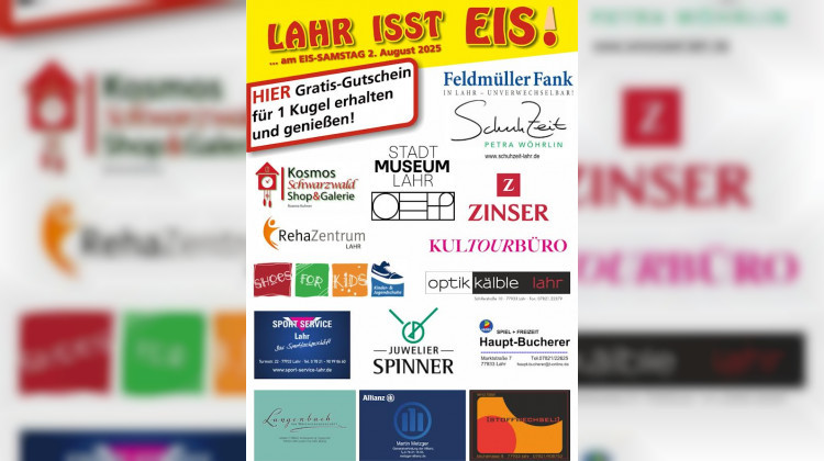 Lahr isst Eis! &ndash; Ein s&uuml;&szlig;er Sommer-Samstag am 2. August 2025