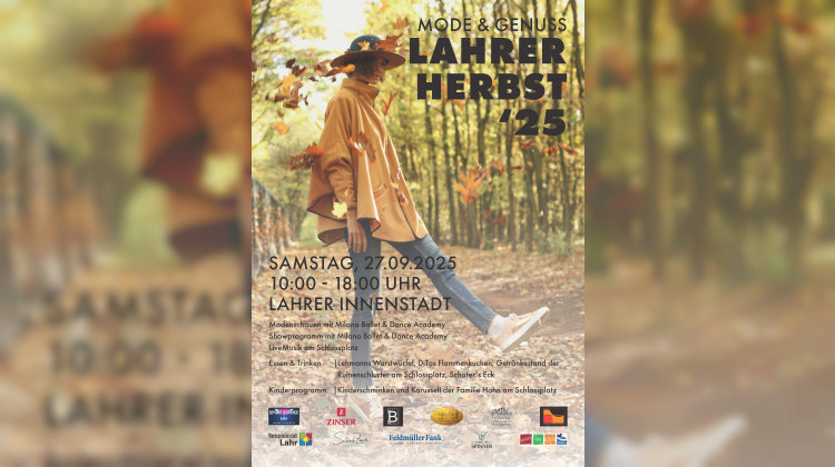 Lahrer Herbst 2025 &ndash; Mode und Genuss in der Innenstadt
