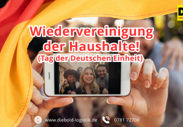 Wiedervereinigung der Haushalte - Tag der Deutschen Einheit