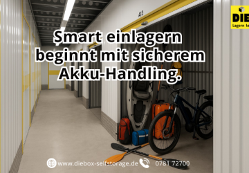 E-Bikes sicher einlagern &ndash; aber richtig: Warum der Akku zu Hause bleiben muss