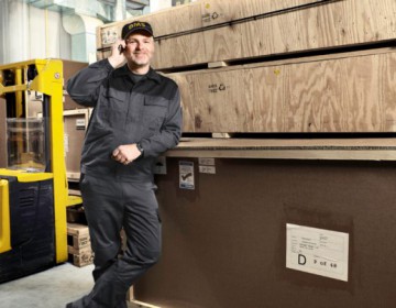 Logistik f&uuml;r B&uuml;rom&ouml;bel: Immer gut ausgestattet.