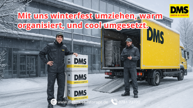 Winter-Umzug? Mit DMS Diebold entspannt durchs Eis