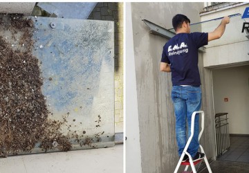 Vord&auml;cher von Eingangsbereichen erstahlen im Glanz.