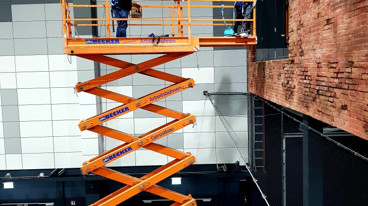 Sicheres Arbeiten, auch in gro&szlig;en H&ouml;hen