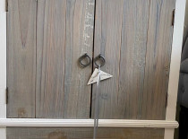 Massivholz Kommode Vintage-Look