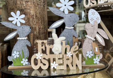 Fr&uuml;hlingszauber & Osterfreude: Entdecken Sie Deko-Neuheiten & Tiziano-Keramik bei Blumen Kiesel