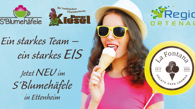 EIS jetzt auch bei Blumen Kiesel s&acute;Blumeh&auml;fele