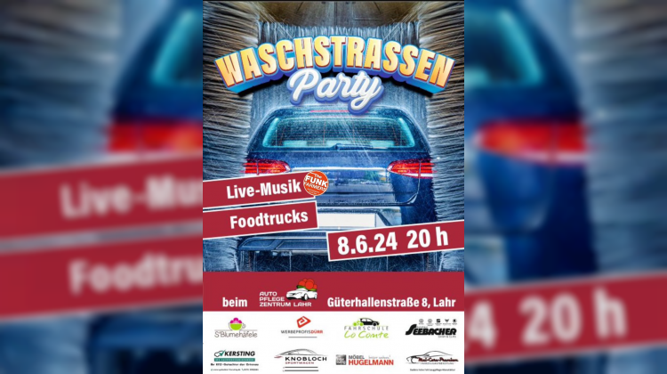  Willkommen zur ultimativen Waschstra&szlig;en Party!