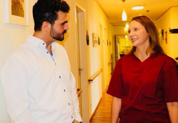 SANDRA BOSER, Mitglied des Landtags - zu Gast bei Pflege Centrum Kenk