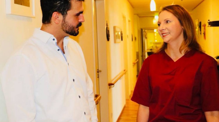 SANDRA BOSER, Mitglied des Landtags - zu Gast bei Pflege Centrum Kenk
