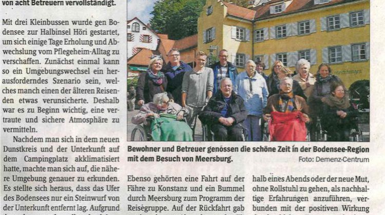 Demenz Centrum on the road
