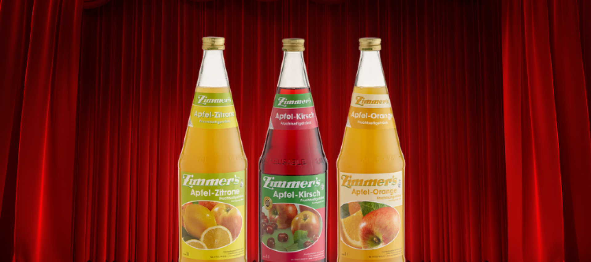 Zimmers Apfel -Kirsch, -Zitrone, -Orange
