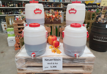 Neuer Wein in unseren M&auml;rkten in Oppenau, Appenweier, Kehl und Linx