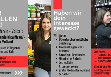 Werde Teil unseres lebendigen Teams &ndash; Verk&auml;ufer/in bei Getr&auml;nke Roth
