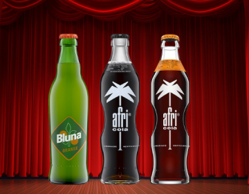 Afri Cola, Bluna, und Afri Cola Mix 