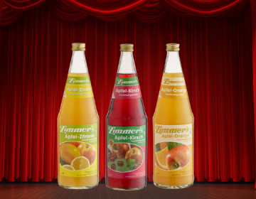 Zimmers Apfel -Kirsch, -Zitrone, -Orange