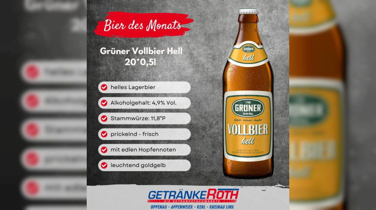 Erfrischung pur: Das Gr&uuml;ner Vollbier Hell &ndash; Ein Genuss f&uuml;r dich!